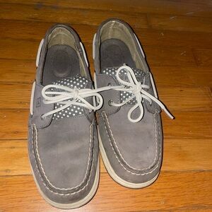 Sleek Gray Boat Shoes